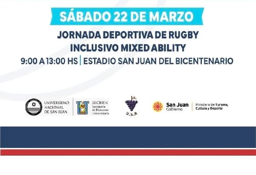 Jornada Deportiva de Rugby Inclusivo Mixed Agility