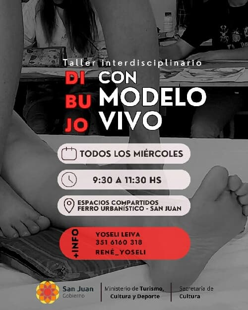 Taller de Dibujo con modelo vivo