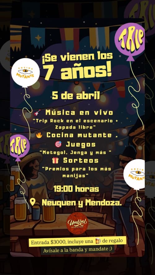 Cumpleaños Nº 7 Umbral