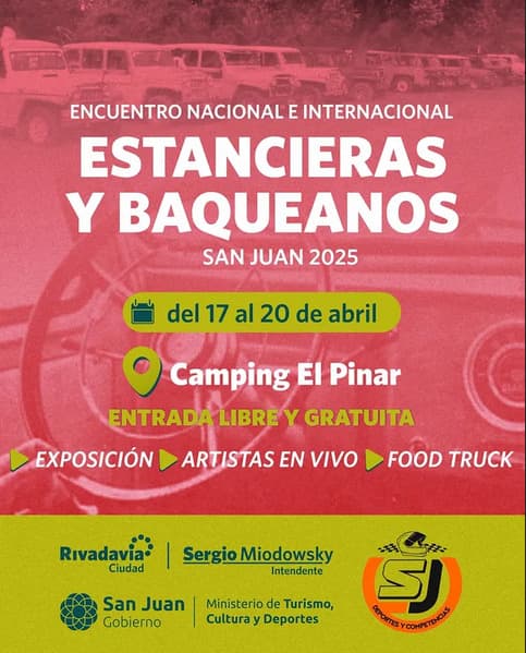 Encuentro Nacional e Internacional: Estancieras y Baqueanos