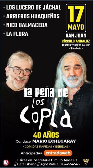 La Peña de Los Copla 40 años