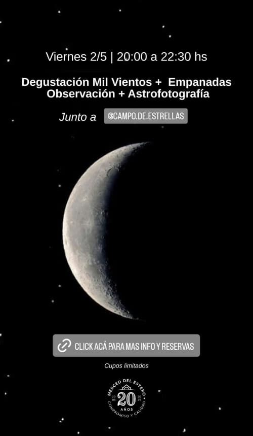 Degustacion Mil Vientos + Observacion Astronomica