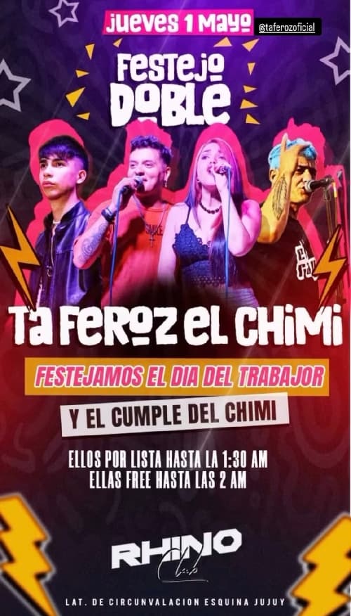 Doble Festejo: Ta Feroz el Chimi