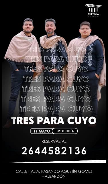 Tres para Cuyo