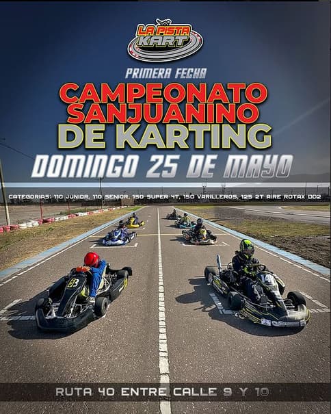 1ra Fecha Campeonato Sanjuanino de Karting