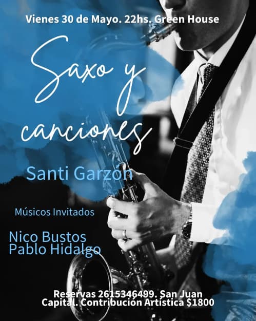 Santi Garzón: Saxo y Canciones