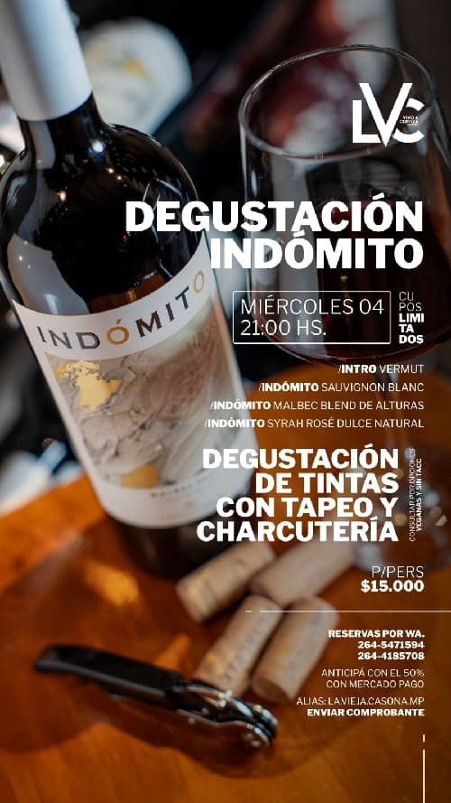 Degustación indómito 🍷