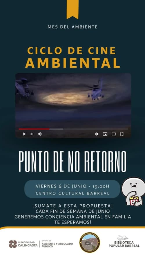 Ciclo de Cine Ambiental: "Punto de No Retorno"