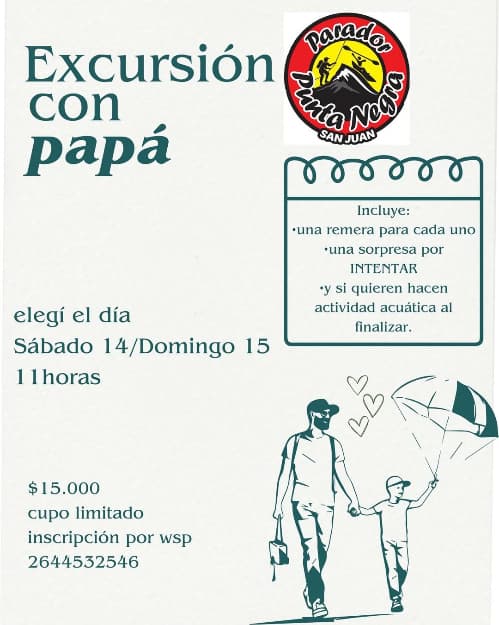 Excursion con papá