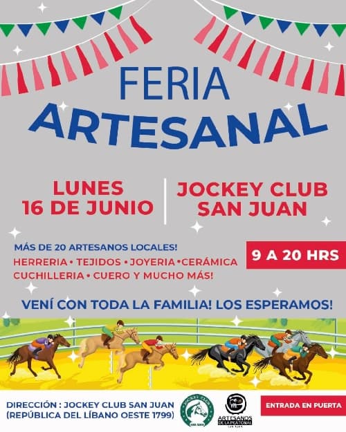 ✨Gran Feria Artesanal en Jockey club San Juan✨
