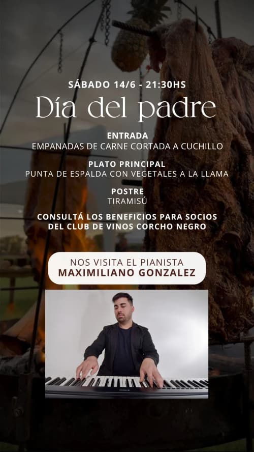 Cena Show Dia del Padre: Maximiliano Gonzales