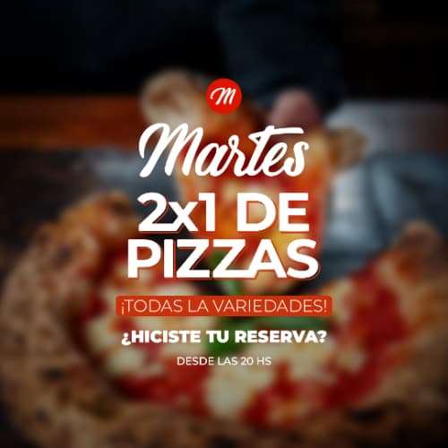 2x1 de Pizzas