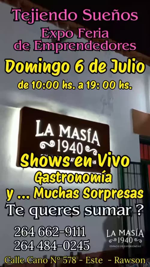 Tejiendo Sueños - Expo Feria de Emprendedores