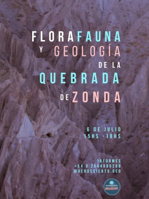 Flora, Fauna & Geologia de la Quebrada de Zonda