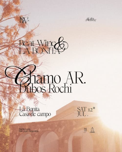 Beat Wine & La Bonita presentan - Chamo Ar.