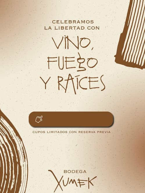 Vino, fuego y raices