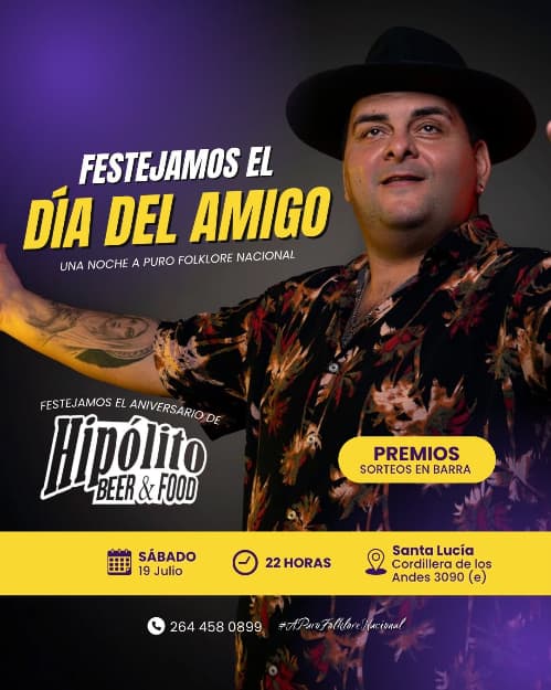 Festejo doble: Aniversario de Hipolito y Dia del Amigo