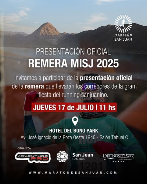 Presentacion Oficial Remera MISJ 2025