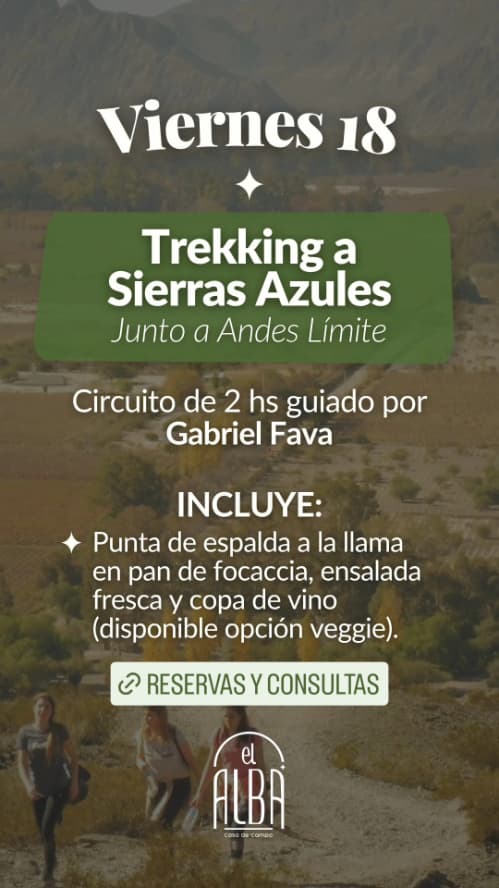 Trekking a Sierras Azules