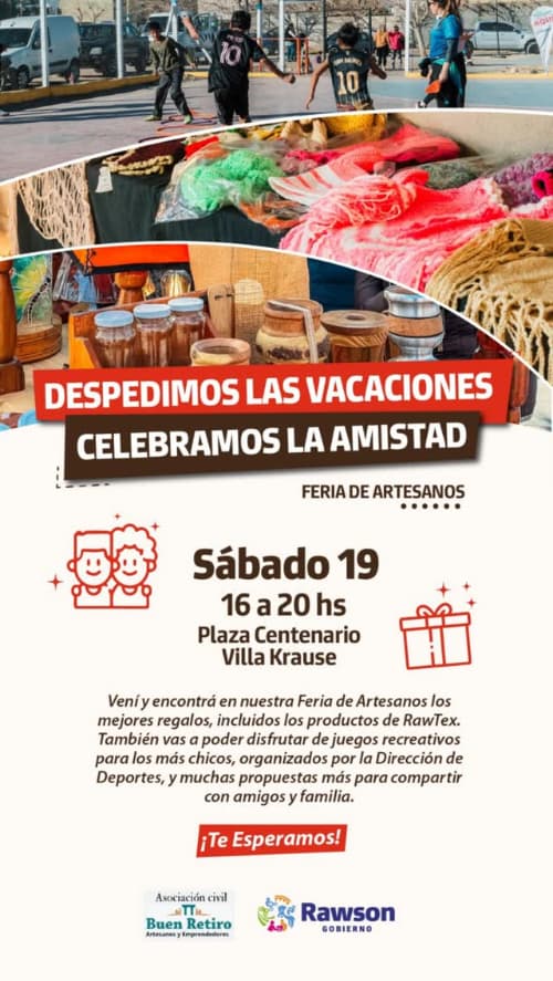 Feria de Artesanos: Despedimos las Vacaciones, Celebramos la Amistad