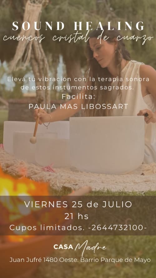 Sound Healing: Cuencos Cristal de Cuarzo