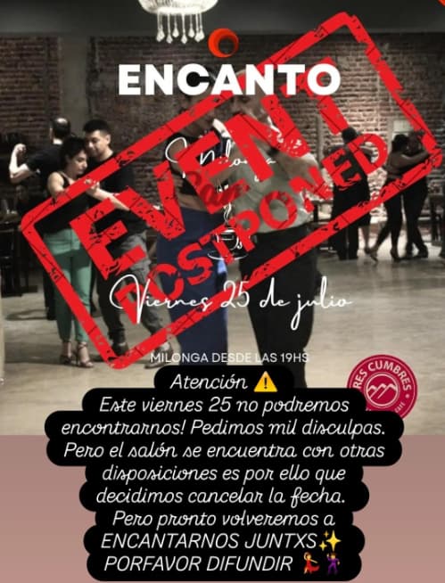 Suspendido > Encanto Milonga