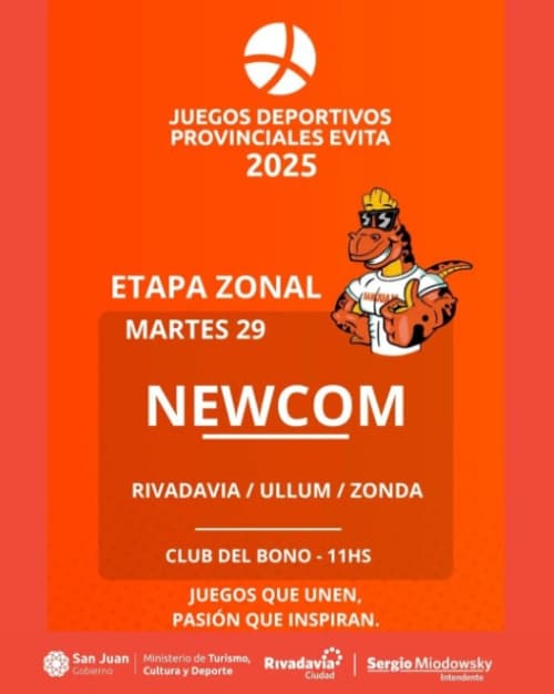 Juegos Deportivos Provinciales Evita 2025 - New Com