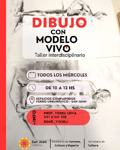 Taller de dibujo con Modelo Vivo