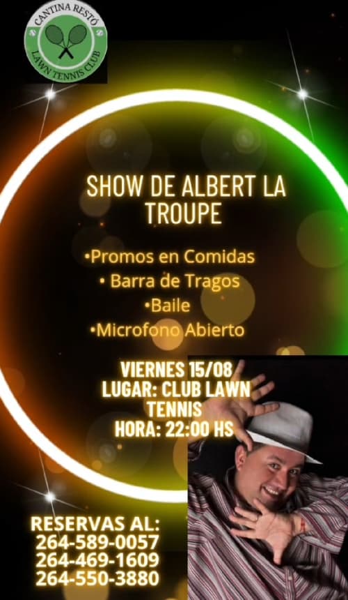 SHOW DE ALBERT LA TROUPE