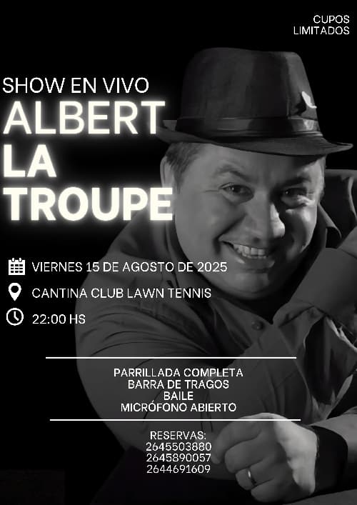 SHOW DE ALBERT LA TROUPE