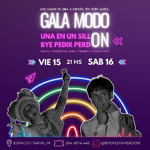 Gala Modo On - Teatro, Musica en Vivo y Algo Mas