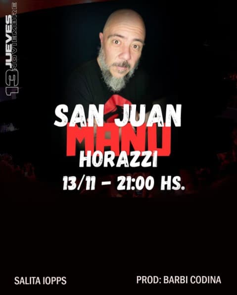 Manu Horazzi presenta: "Cerebro de Comediante"