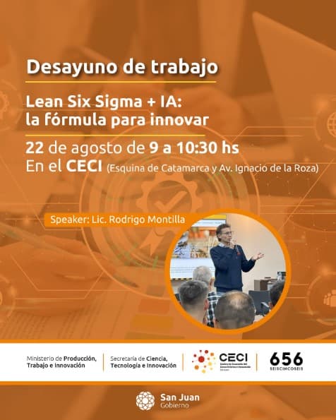 Desayuno de Trabajo: Lean Six Sigma + IA: La Formula para Innovar
