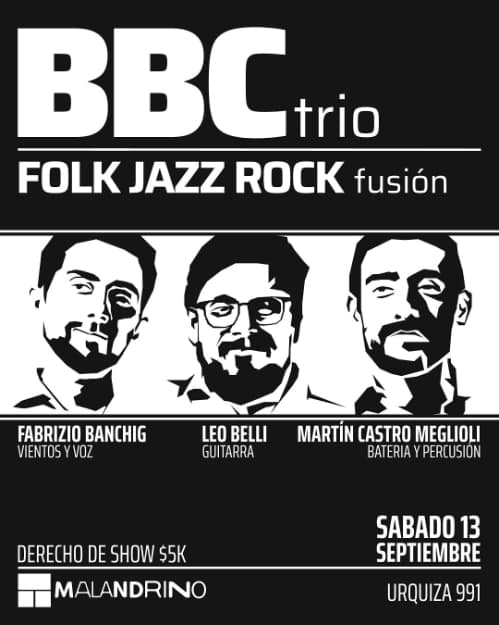 BBC Trio - Folk Jazz Rock Fusion