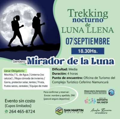 Trekking Nocturno de Luna Llena