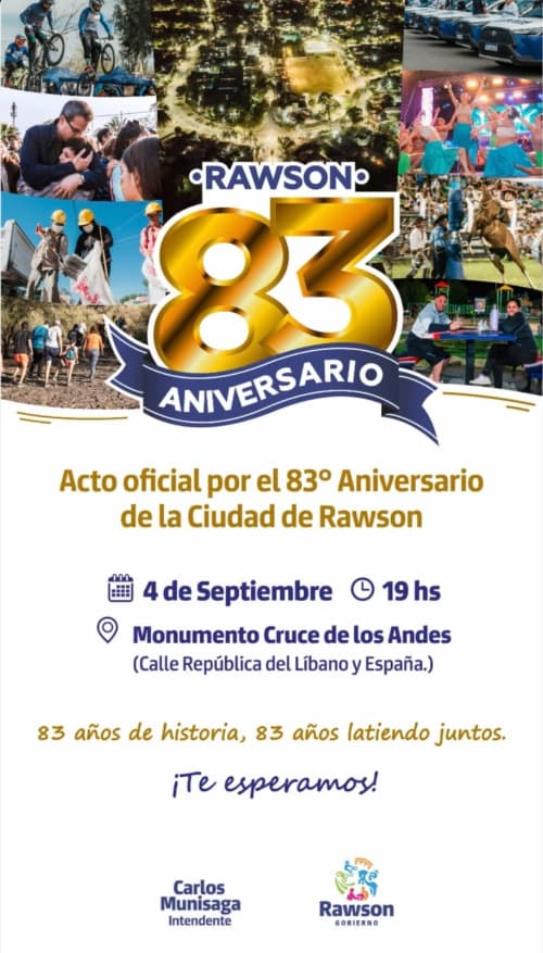 83º Aniversario de la Ciudad de Rawson