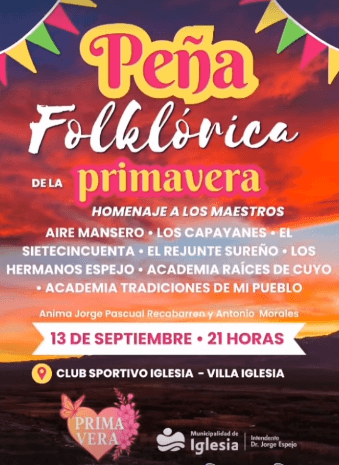Peña Folclorica: "Homenaje a los Docentes"