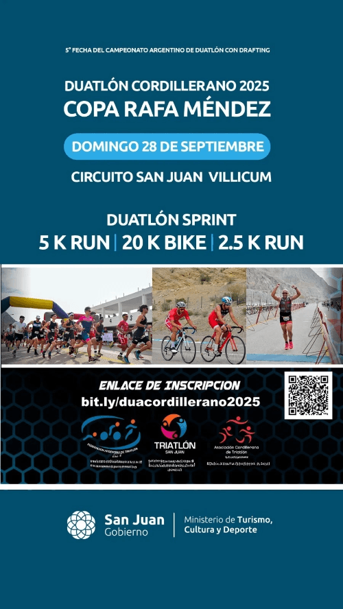 Duatlon Cordillerano 2025 - Copa Rafa Mendez