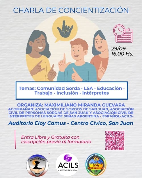 Charla "COMUNIDAD SORDA Y DERECHOS"