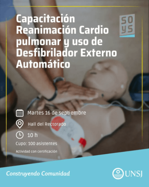 Capacitacion Reanimacion Cardio Pulmonar & Uso de Desfibrilador Externo Automatico