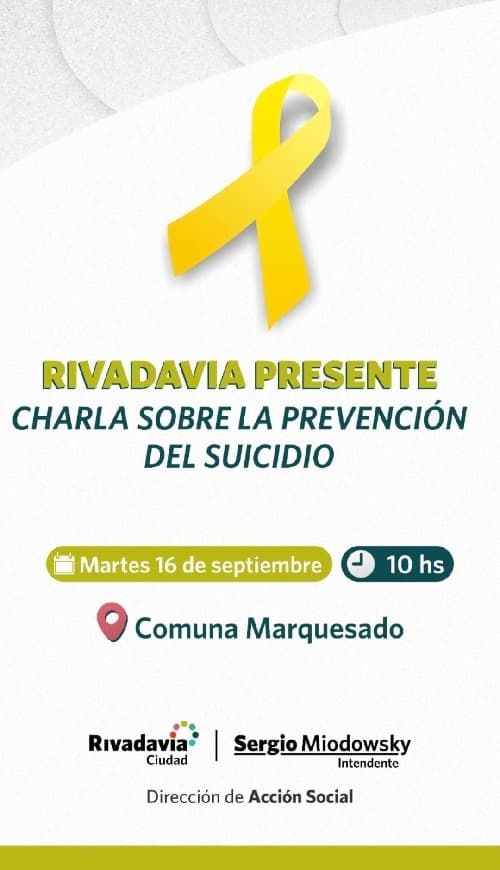 Charla Sobre la Prevencion del Suicidio