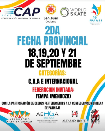 2da Fecha Provincial de Patin