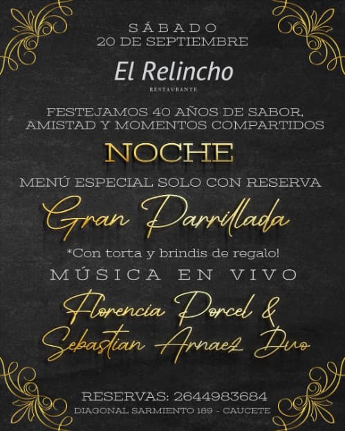 40 Años de el Relincho - Florencia Porcel & Seba Arnaez