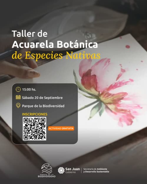 Taller de Acuarela Botanica de Especies Nativas