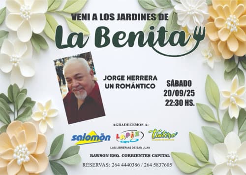 cena show la Benita