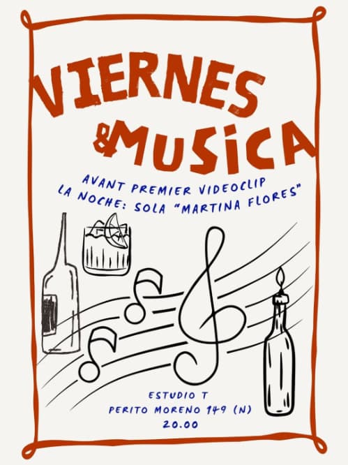 Viernes & Musica - Avant Premier: La Noche Sola, Martina Flores