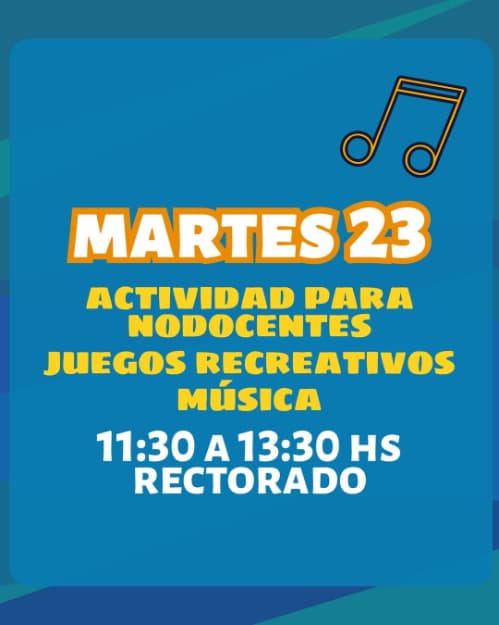 Semana de la U 2025 - Actividad para Nodocentes, Juegos Recreativos