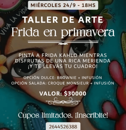 Taller de Arte - Frida en Primavera