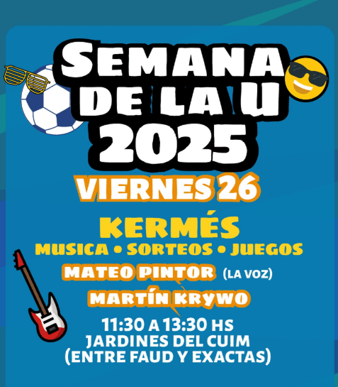 Semana de la U 2025 - Cierre Kermes