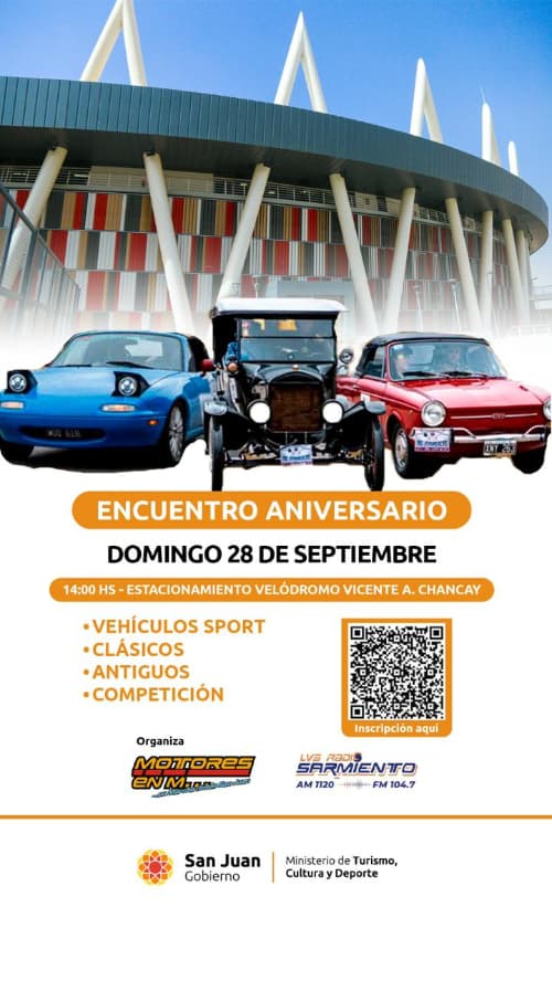 Encuentro Aniversario 100 Años Radio Sarmiento & 42 Años Motores en Marcha
